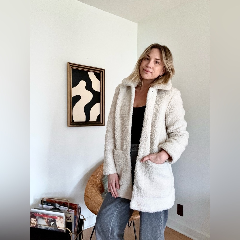 White Teddy Coat